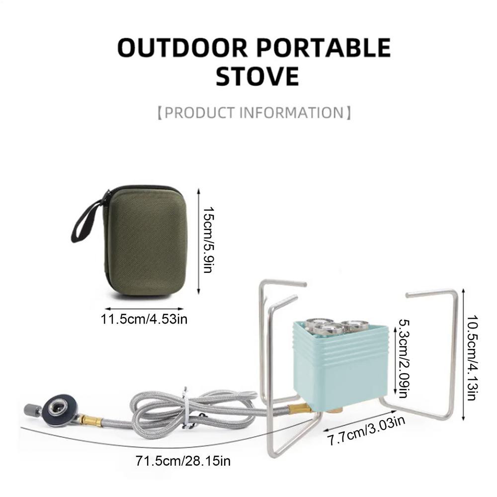 Portable Backpacking Stove Portable Cooking Burner Backpacking Camping Stove Lightweight Outdoor Gear Powerful Wind Resistant
