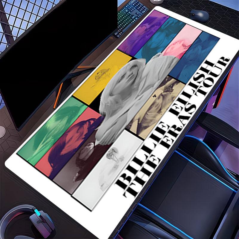 Billie Eilish Print Mouse Pad, for Keyboard Pad Laptop PC Mat for Office Home Use, Desk Decor, Perfect Birthday Gift for Gamers