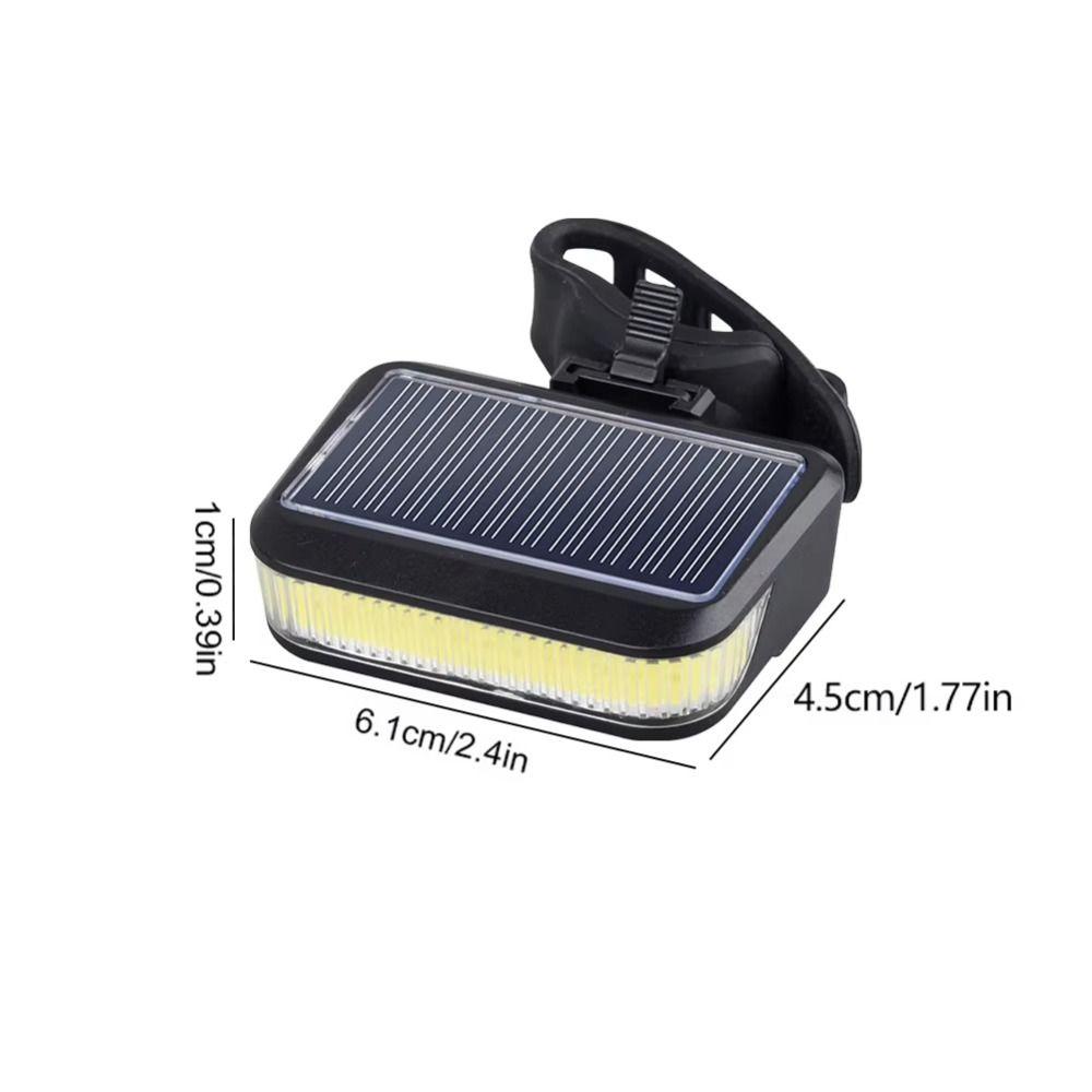Foldable Bike Solar Taillights Waterproof Emergency Warning Lights  Mountain Road Bike