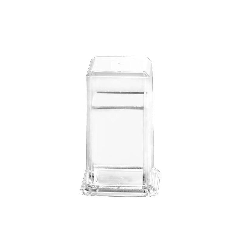 Minimalist Acrylic Toothpick Holder Creative Design Acrylic Cotton Swab Holder Transparent Toothpick Box Cup Home Use Kitchen Accessories