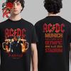 AC DC Band Concert Summer 2025 Europe Tour Poster Classic Men's and Women's T-shirt Parent-child Printed Short Sleeve