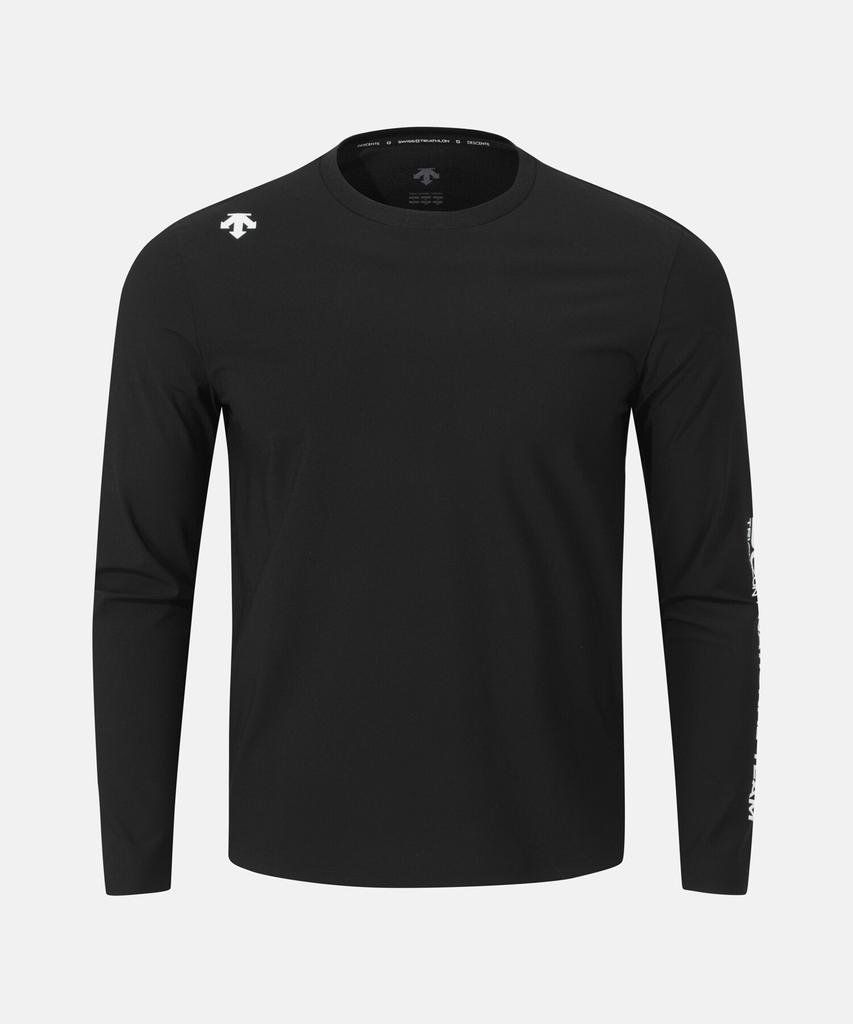 DESCENTE Swiss Triathlon Long Sleeve T-Shirt Black Sr223Itl59 (A Type)