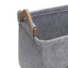 Collapsible Pet Toy Storage Box with Handles, Large Capacity for Dog Supplies