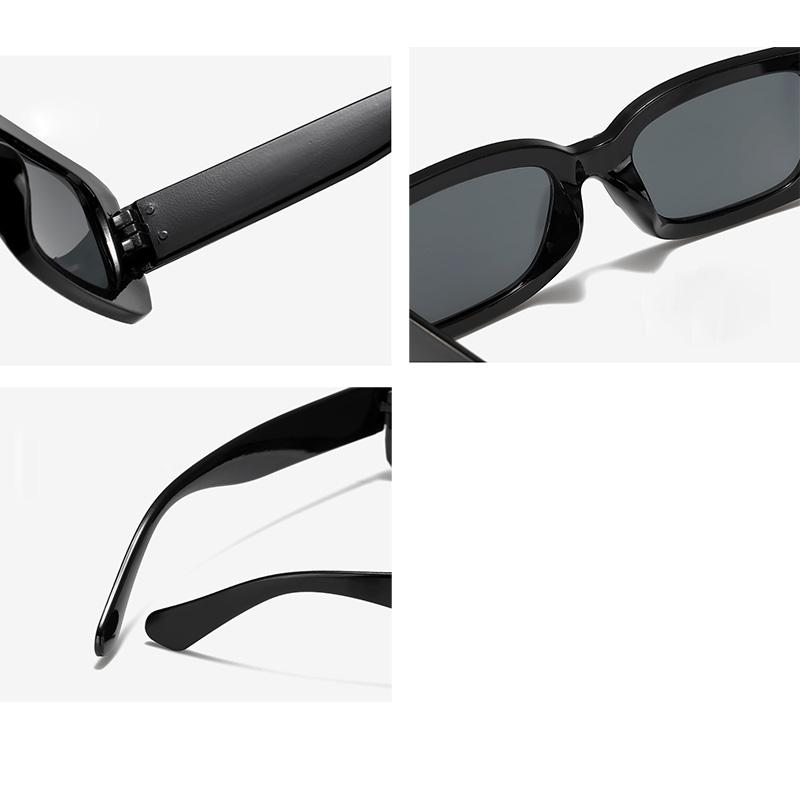 Óculos de sol clássicos da moda, armação retangular pequena, óculos de sol para mulheres, homens, óculos de sol quadrados para dirigir, óculos de sol masculinos