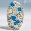 K2 Azurite 2.8x4.9mm Natural Cabochon Fine Loose 62.8Cts. j6H07