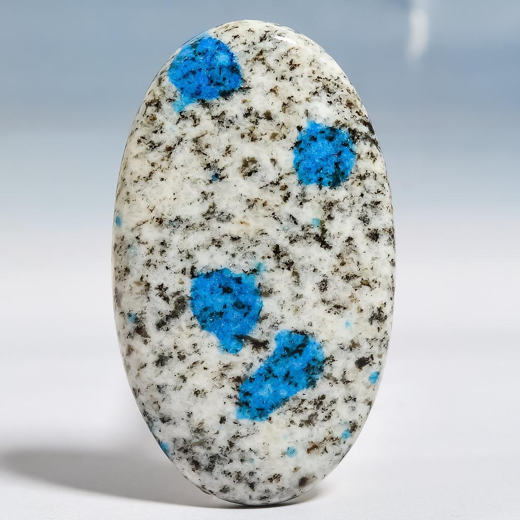 K2 Azurite 2.8x4.9mm Natural Cabochon Fine Loose 62.8Cts. j6H07