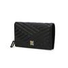 Black Calile Embossed Cowhide Gold Dd Wallet Dcwa5e270bk