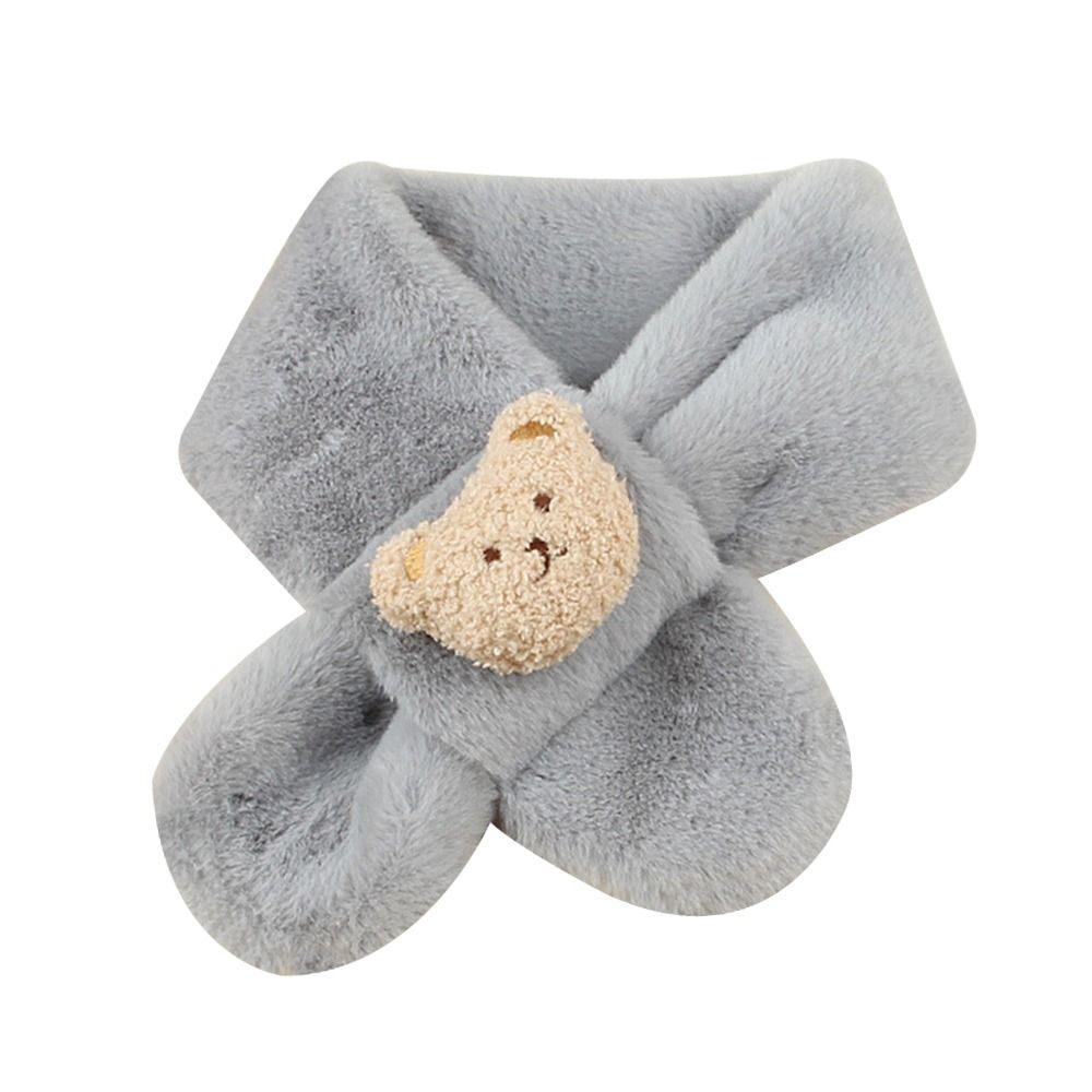 Thick Kids Winter Scarf Plush Plush Scarf Fashion Baby Shawls  Baby Boys Girls
