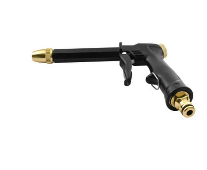 Extended Black Water Gun for Car Wash, Garden, and Pet Bathing