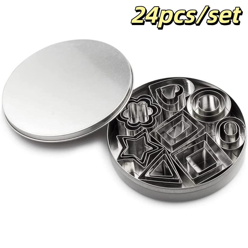 

DIY Cookie Mould Mini Biscuit Slicer New Stainless Steel Cookie Cutter Baking Accessories Type A