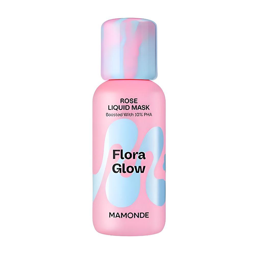 Mamonde Flora Glow Rose Liquid Mask Hydrating Brightening Facial Mask 80ml