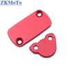 Motorcycle CNC Front Rear Brake Fluid Reservoir Cap Cover For HONDA CR 125R 250R CRF 150R 250R 250X 450R 450X 250RX 250F 02-23