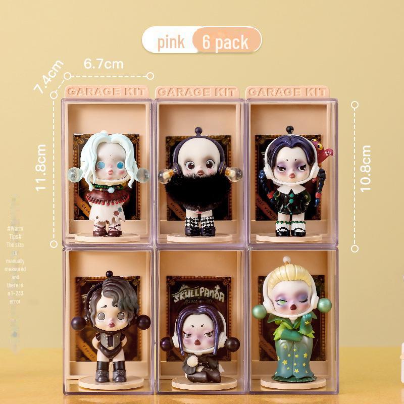 Průhledná akrylová prachotěsná vitrína na figurky a panenky