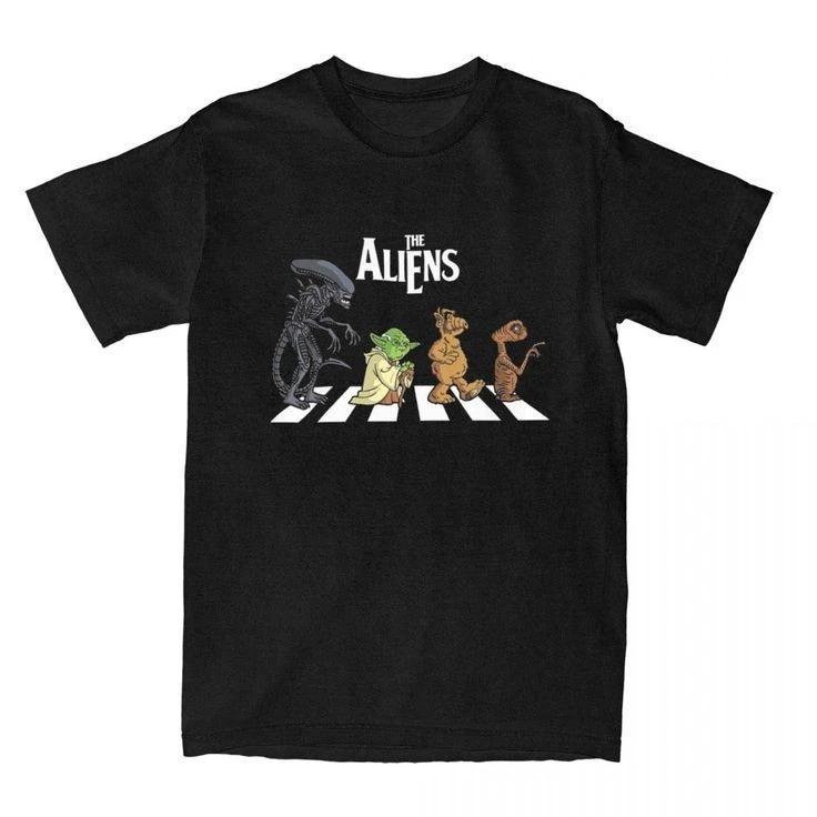 The Aliens Parody Funny Movie Characters Graphic T Shirt 2XL