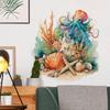 Starfish & Octopus Shell Window Stickers - New Color Decorative Adhesive for Home