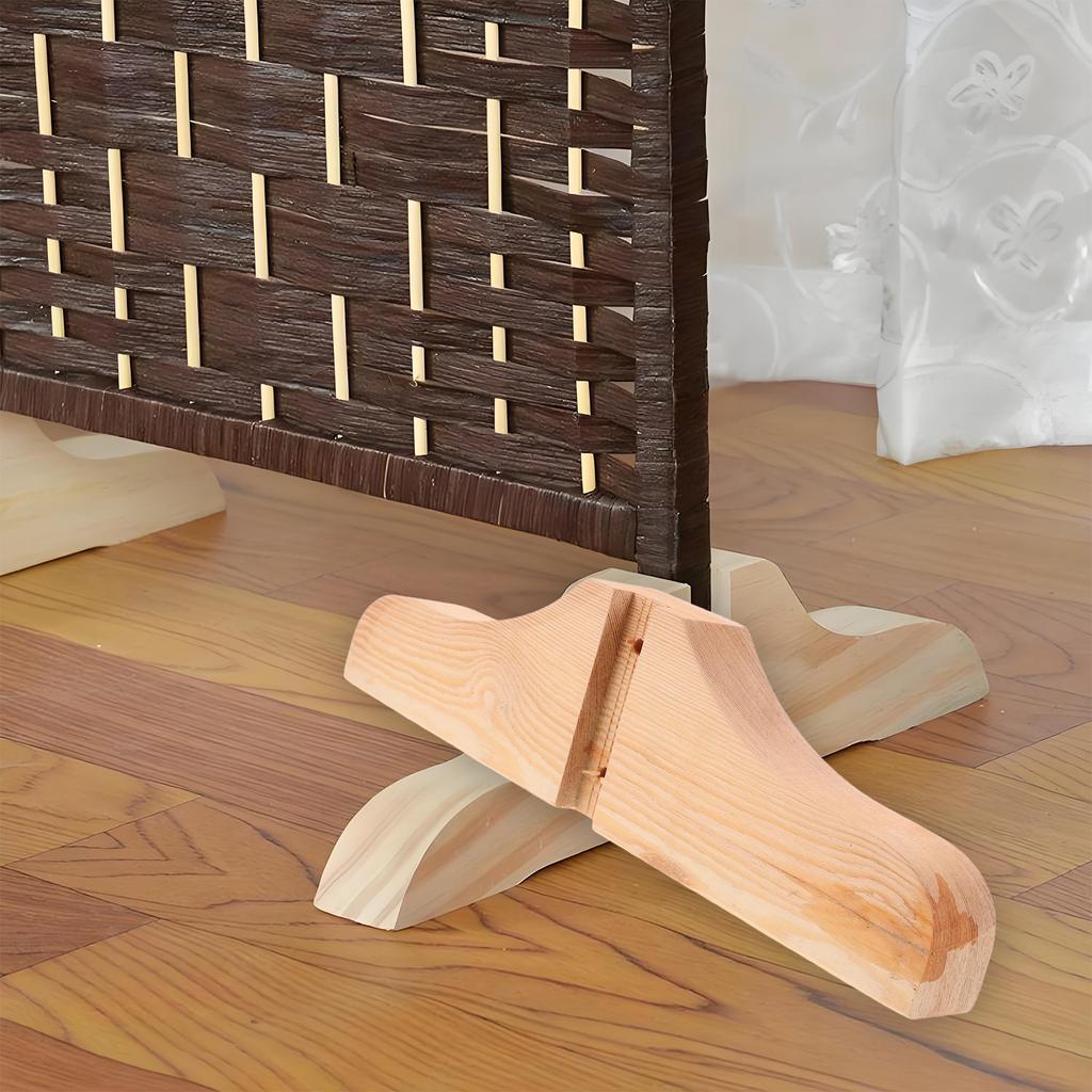 2 stuks Kamerscherm Basis Japanse Scheidingswand Standaard Voor Thuis Kantoor Schermen Houder Stevige Steunvoeten