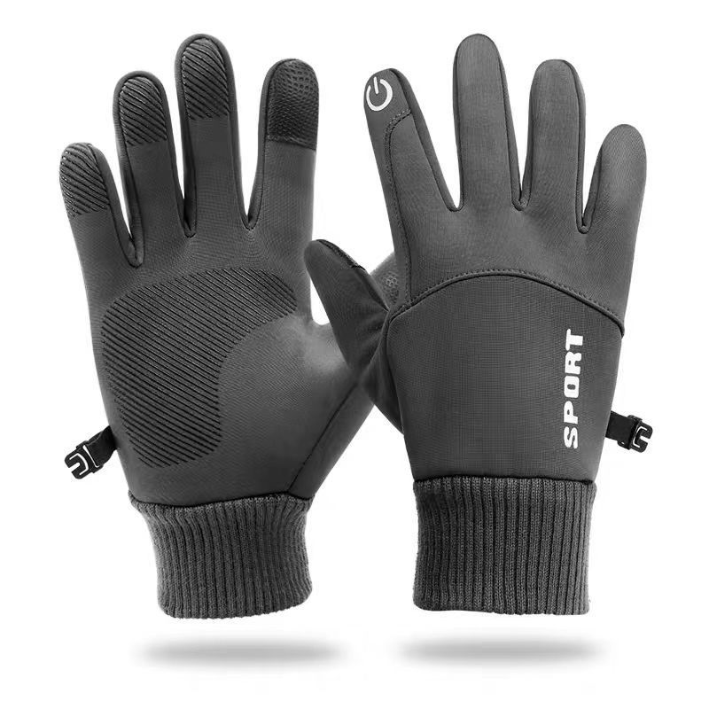 Durable And Safe Winter Cycling Gloves For Women Men Water-Repellent Touchscreen Warm Gloves Windproof Outdoor Sports Driving Anti-Slip Gloves