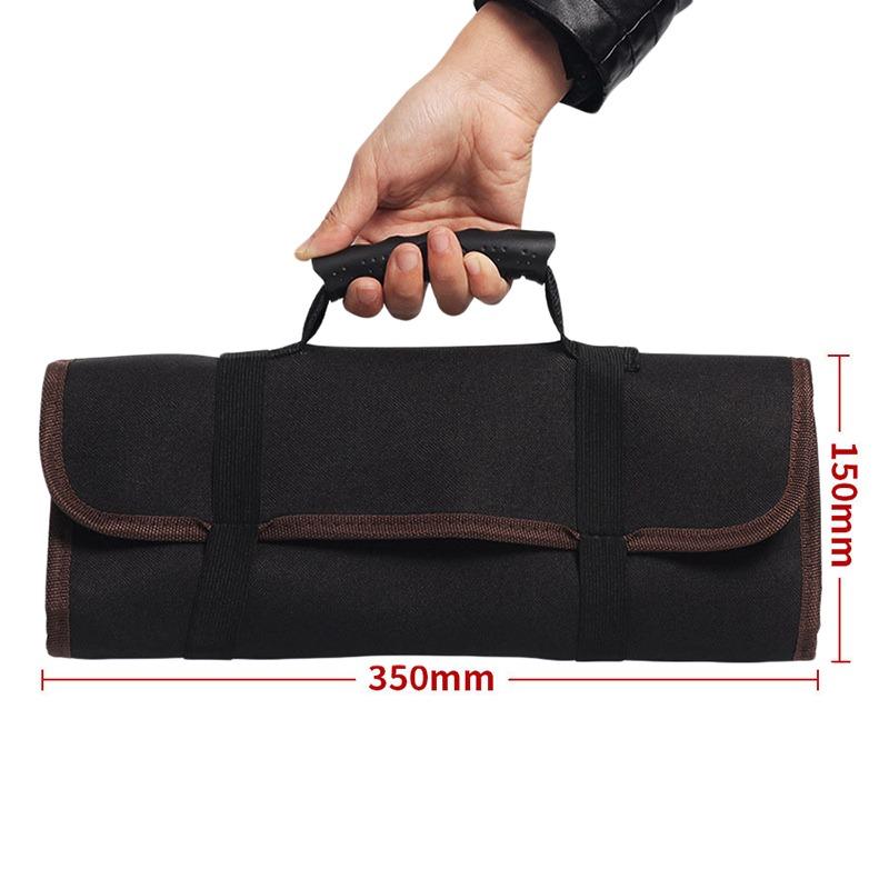Chef Knife Bag Roll Bag Carry Case Bag Kitchen Cooking Portable Durable Storage Pockets Funda Navaja