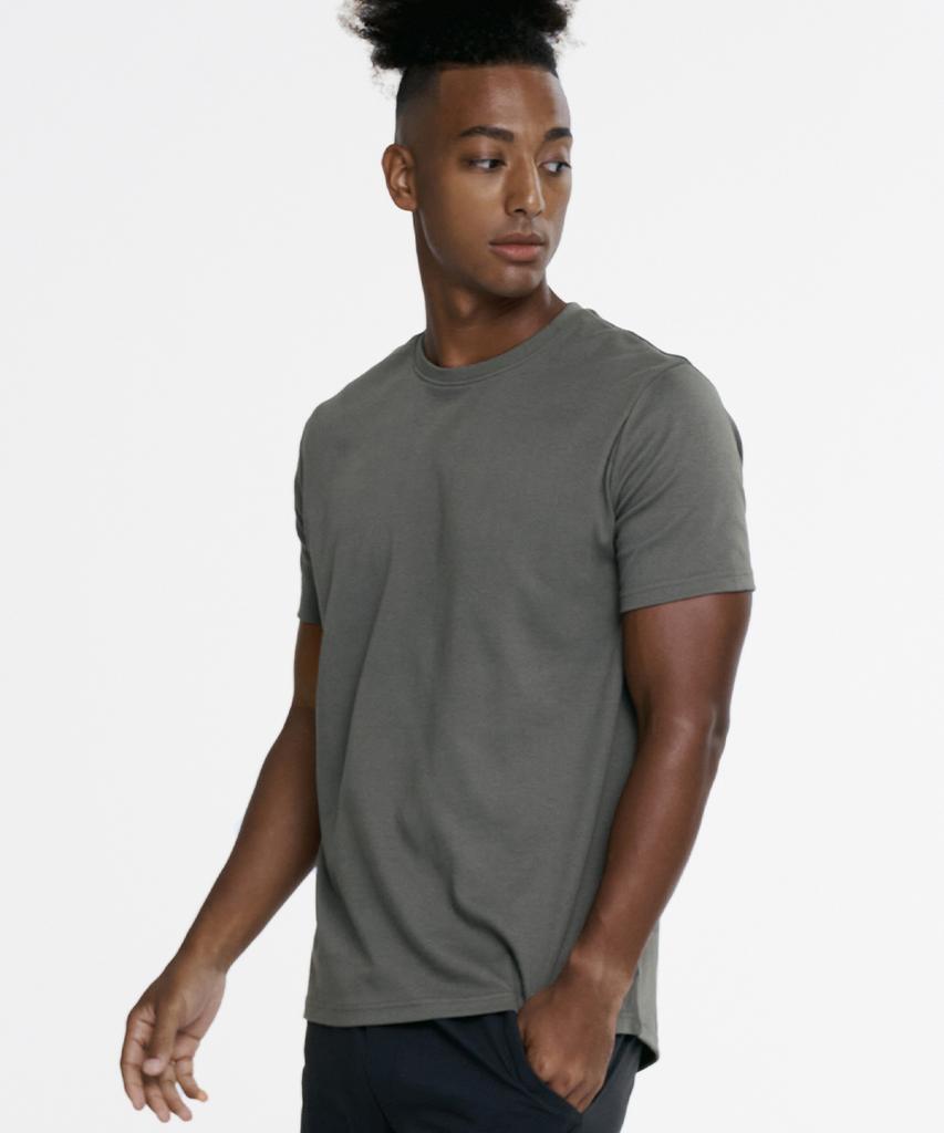 Moldeun [2Pack] Classic Muscle Fit Plain T-Shirt (Type A)