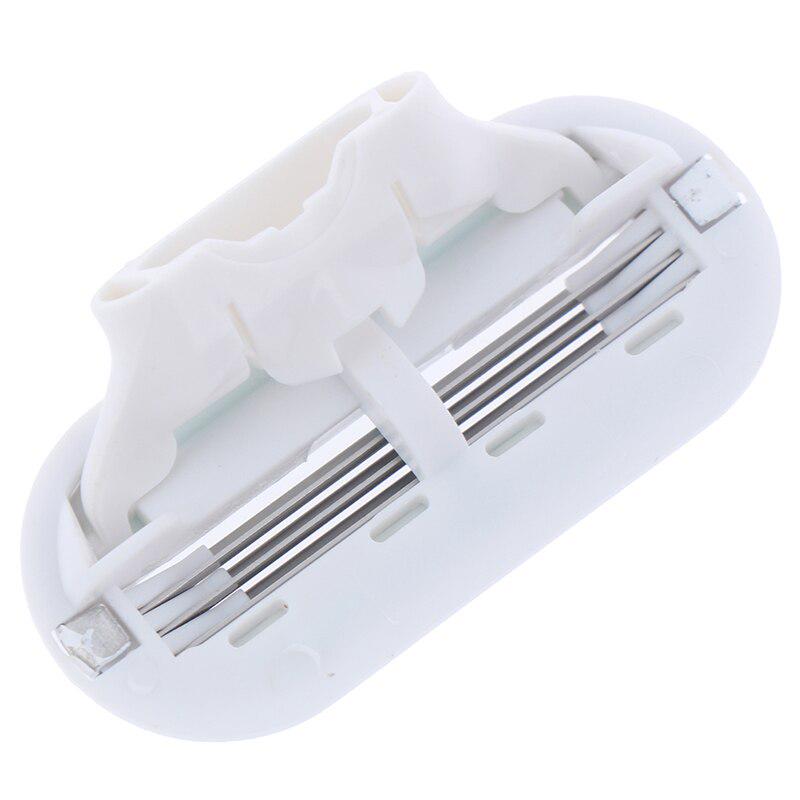 4 SZT. Damskie Ostrza do Maszynki Bezpiecznej Piękno Golenie Dla Kobiet 3-warstwowe Ostrze Golarka Głowica Ostrza