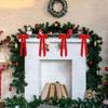 Christmas Tree Bow Decoration Velvet Home Etiquette Room Decoration Birthday Party Wedding Holiday Decoration