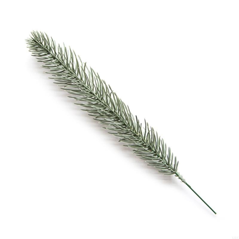Christmas Artificial Leaves Simulation Pine Tree Branch for DIY Flower Arrangement Home Decoration Simulated Leaves X3UC