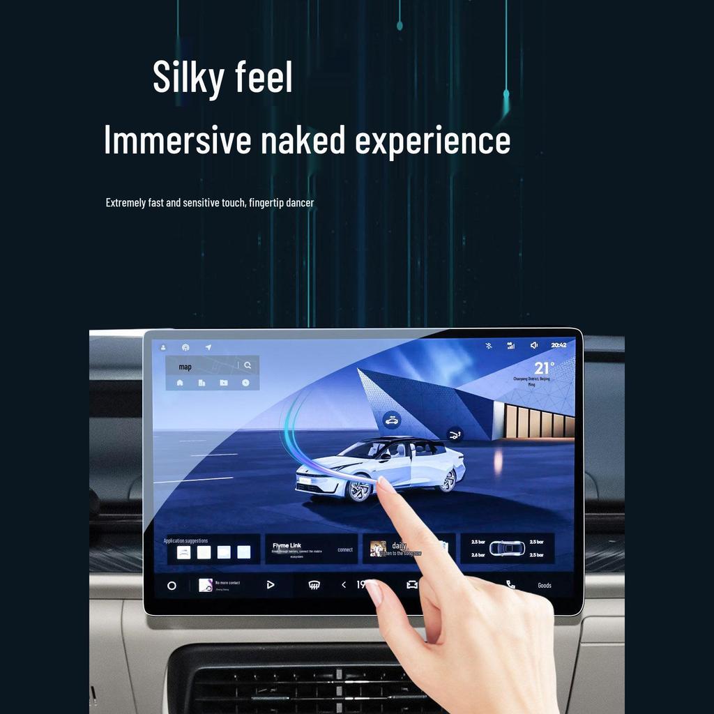 24 Lynk & Co 07 EMP Car HD Explosion-Proof Tempered Film Dashboard Sticker