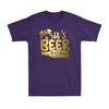 Its Beer Oclock Funny Fathers Day Birthday Gift For Dad Quote Unisexs Tshirt