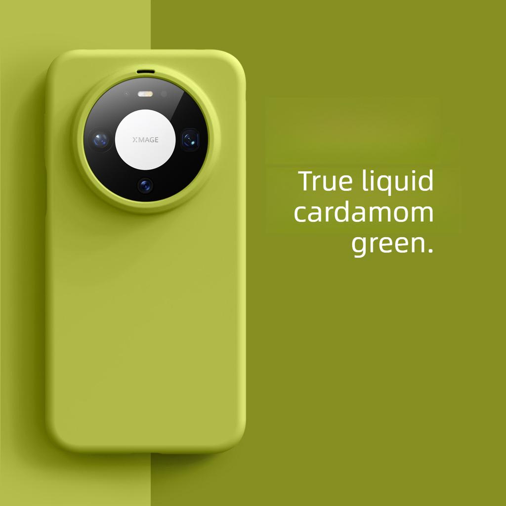 Large-pore Liquid Silicone Case for Huawei Mate 80 Pro, Skin-feeling Pura80pro Solid Color Shockproof Soft Case