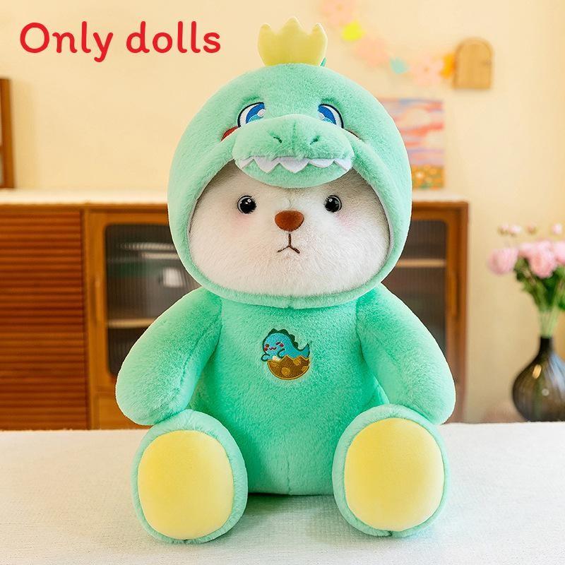 

Small Panda Plush Toy With Soft Pp Cotton For Kids And Collectors Dinosaur,25cm