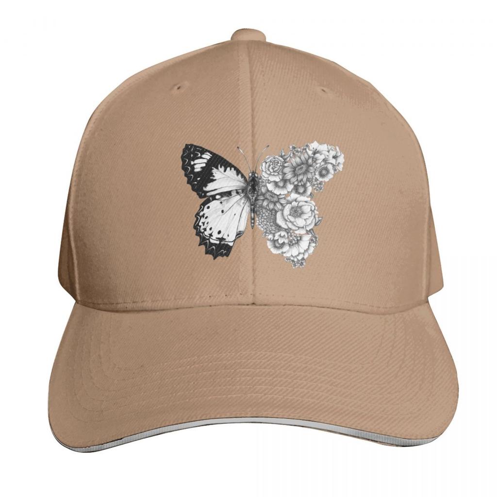 Butterfly In Bloom Baseball Cap Fun Hats Beach Outing Sailor Cap for Unisex Bobble Hat Baseball Unisex Womens