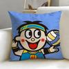 popular snack brand Wangzai Cushion Cover Soft  EasyWash Pillow Case  Versatile for Couch Bed Travel and Office