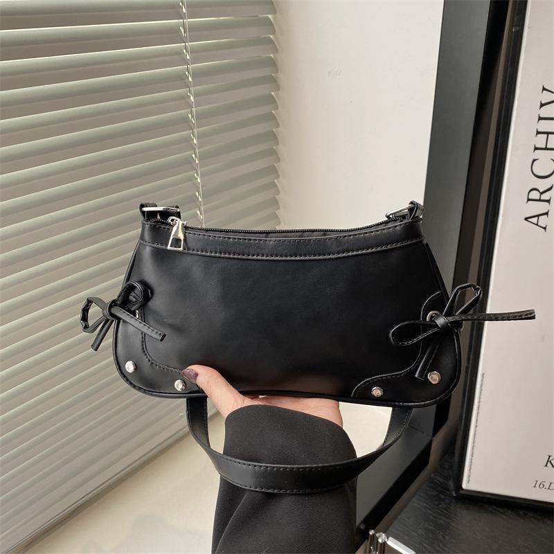 Summer beauty niche high sense trend leopard print casual portable shoulder underarm bag women's bag