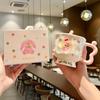 Ins Cute Cartoon Goblet Pacha Dog Mug Water Cup Couple Ceramic Cup Birthday Gift Girls Practical
