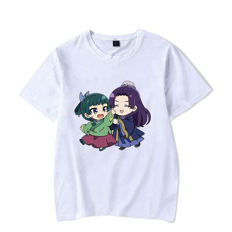 New Funny Anime The Apothecary Diaries T Shirt Unisex Short Sleeve O Neck Summer Casual Cartoon Printing T-shirt Top Tee