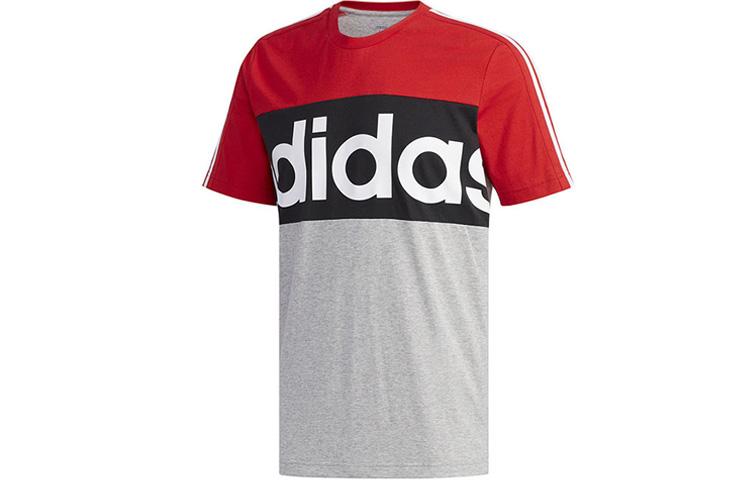 Adidas T Shirt Men s Red Black Gray FL0294 L