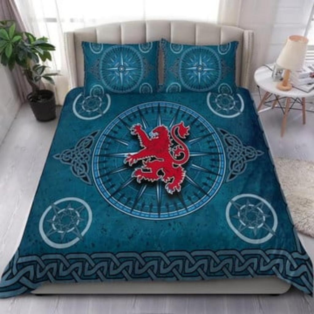 Täckeskyddset Tmarc Tee Skottland Celtic Tattoo The Lion Rampant Bedroom Decor Bäddset