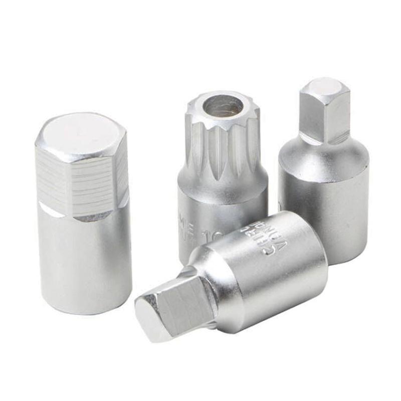 NEW 1Pc 3/8 Drive Auto Repairing Gearbox Screw Wrench Gearbox Screw Wrench For M16 H17 S8 S10 Metal Oil Sump Drain Socket Wrench