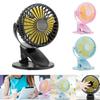 Small Yet Powerful Personal Portable Desk Fan With 3-speed Settings And Usb Rechargeable Battery