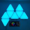 RGB Music Sync Triangle Hexagon Modular Wall Light Sound Activated Bedroom Decor USB Remote