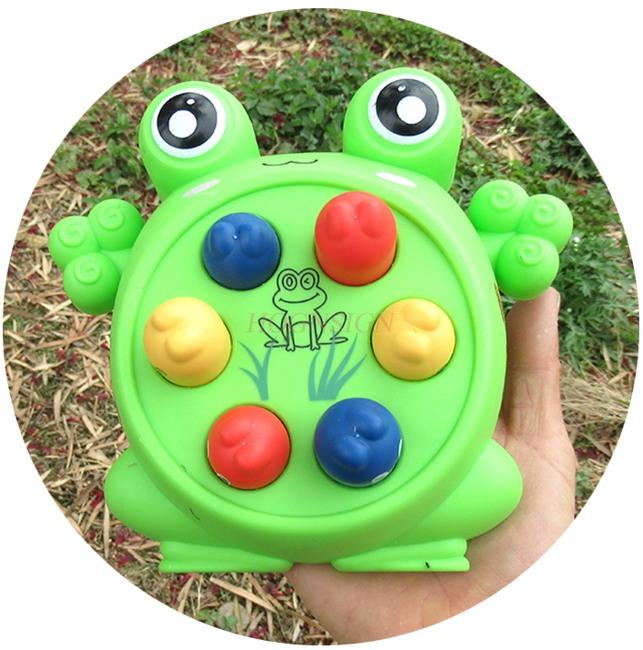 Frog Hitting Ground Mouse Children Tapping Toys Puzzle Early Education Machine Large Size