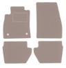 Beige Velour Floor Mats For: Ford Fiesta MK8 Hatchback (2017-)