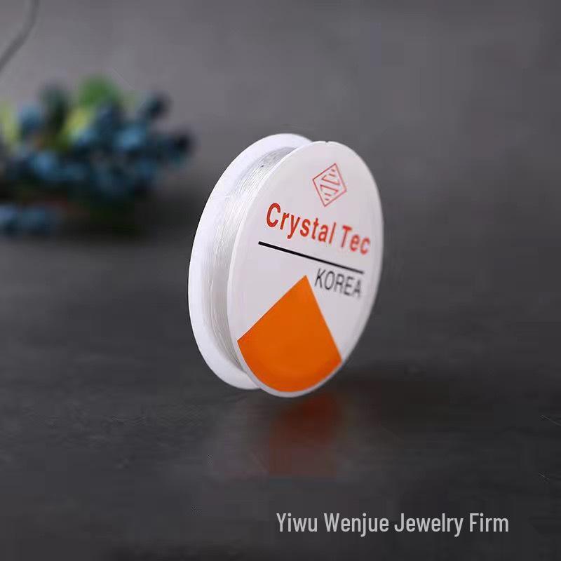 Elastic Cord for Round Crystal Buddhist Beads: Bracelet, Necklace, and Jade Beading String.