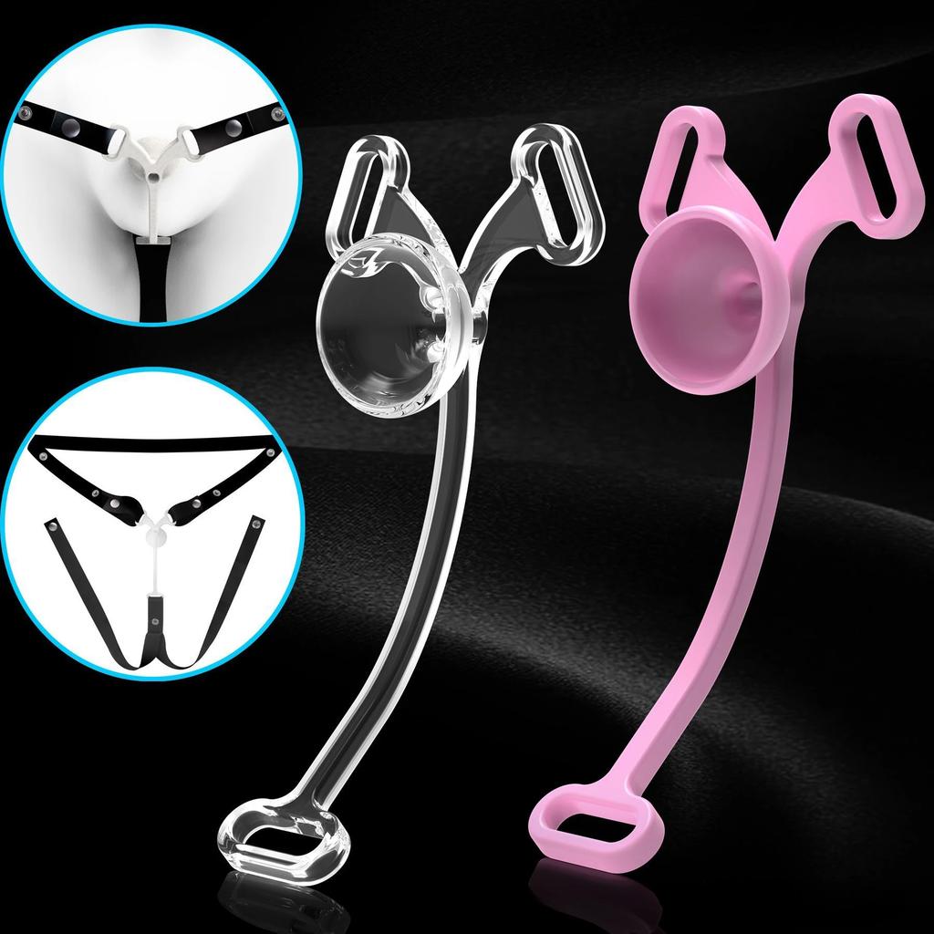 Sissy Chastity Cage Upgrade FUFU Klip Invertovaný Chastity Pánský Chastity Pás Bondage Zařízení Plochý Penis Erotická Sextoy Mužský Na Ženský