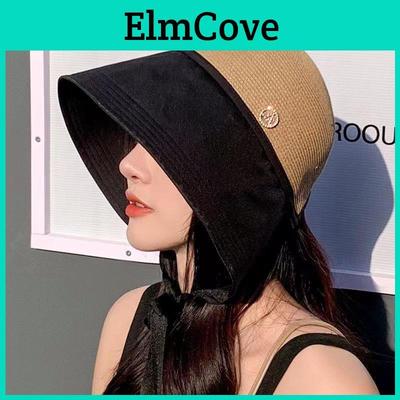 Big Brim Sun Hat For Men Women Foldable Uv Protection With Breathable Straw Fabric