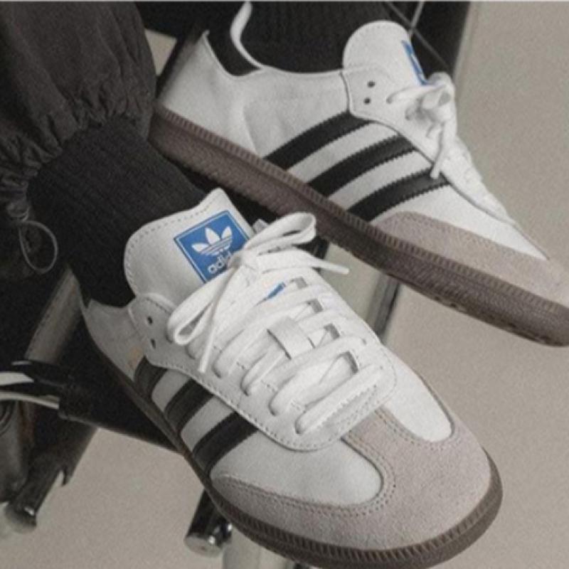 Adidas Samba Original Sneakers Black White 2 Colors Samba Og