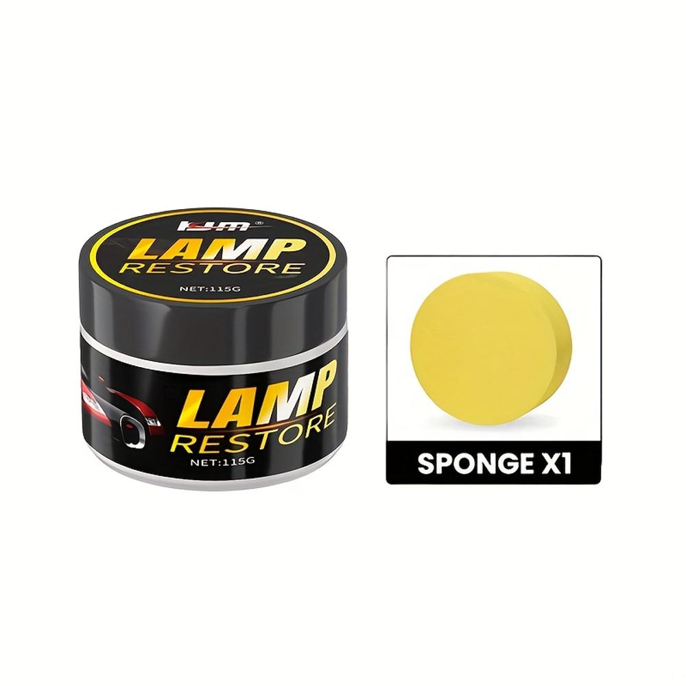 

KJM 115g Ceramic Headlight Restorer - Advanced Car Light Repair Tool for Yellowing & Oxidation Removal, Restores Clarity, Long-L