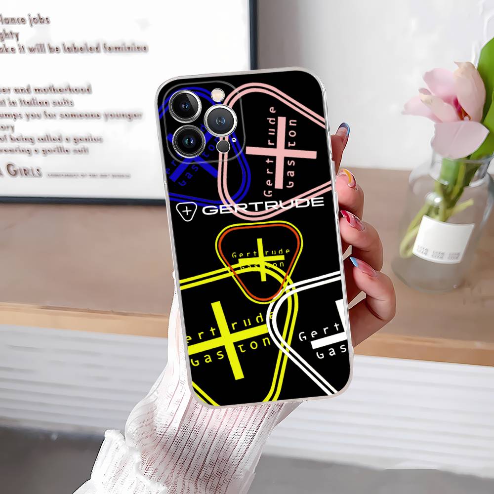Lovely Fashion G-Gertrudes Transparent Phone Case For IPhone 17 Air 16 Pro Max 15 14 13 12 11Plus Shockproof Cover