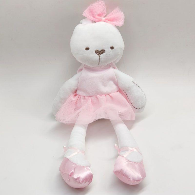 Soft And Cuddly Long Ear Bunny Rabbit Bear Plush Doll Perfect For Baby Sleep Comfort!
