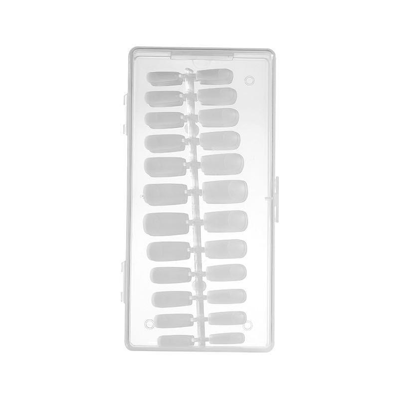 240 Ultra-Thin Matte Almond Nail Tips, Filing-Free, Seamless, Full/Half Use Stickers
